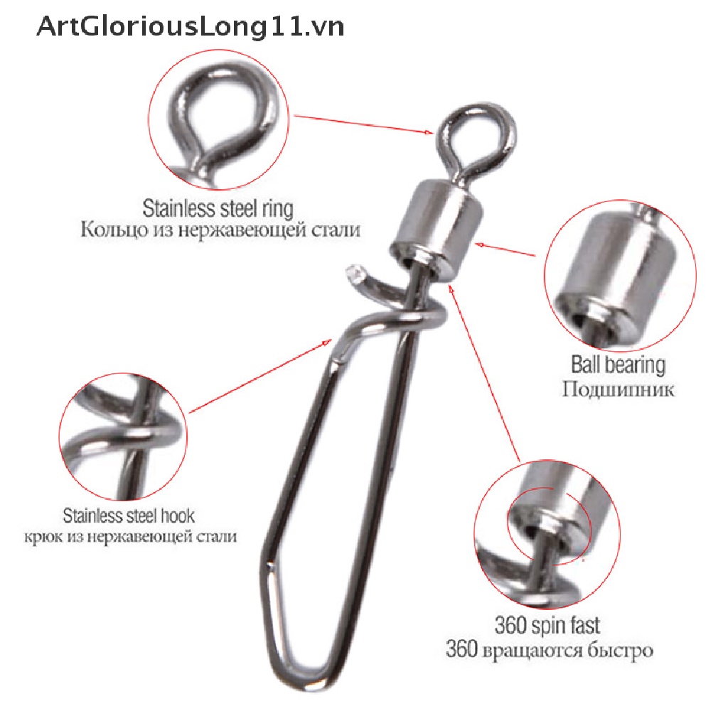 Set 50 Phụ Kiện Câu Cá Chuyên Dụng # 2#-10#