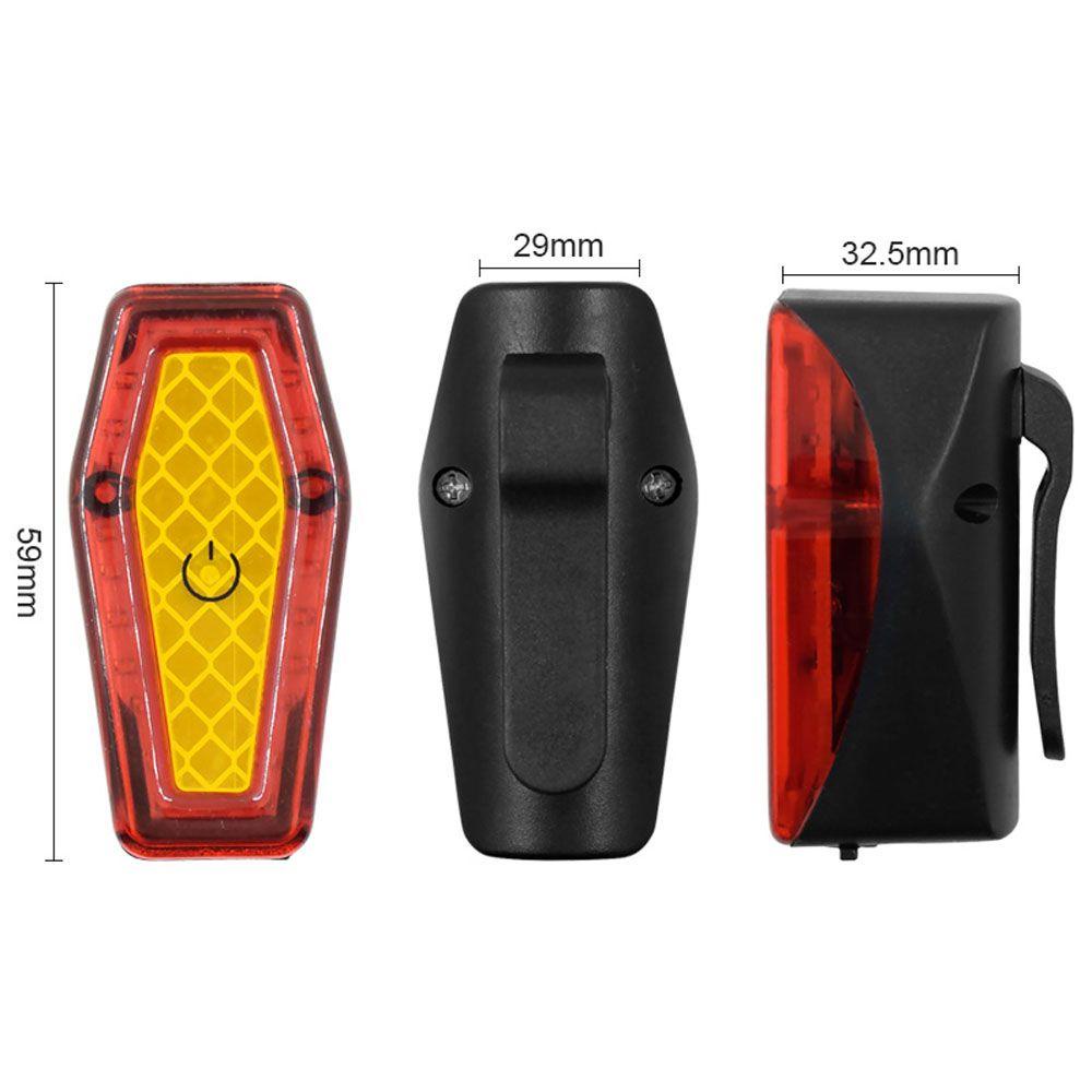 Đèn Hậu Cảnh Báo An Toàn Chống Nước 500mAh Gắn Xe Đạp Thể Thao Ngoài Trời