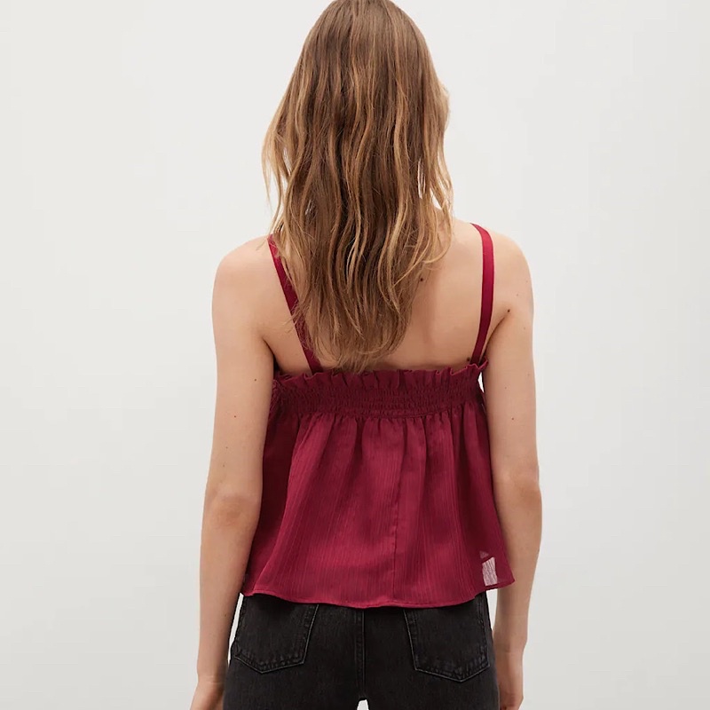 Áo Hai Dây Nhún Bèo Mango