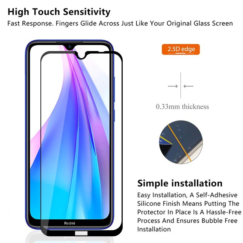 [FULL KEO] Kính Cường Lực Xiaomi Redmi Note 8 FULL Màn
