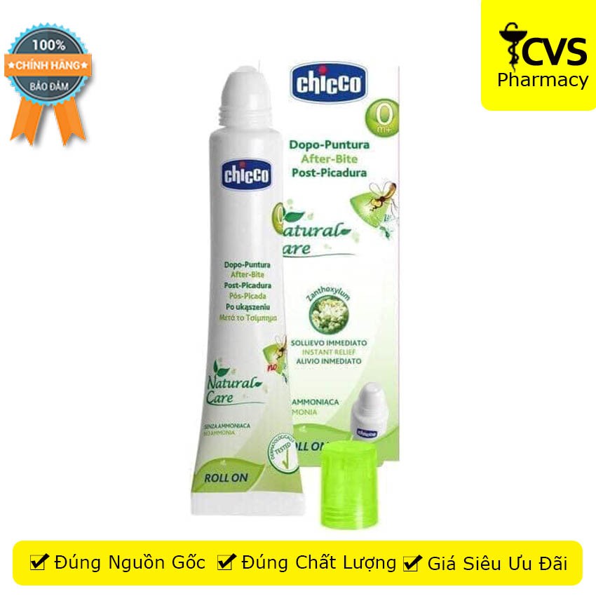 Lăn bôi vết muỗi đốt, côn trùng cắn Chicco 10ml - cvspharmacy