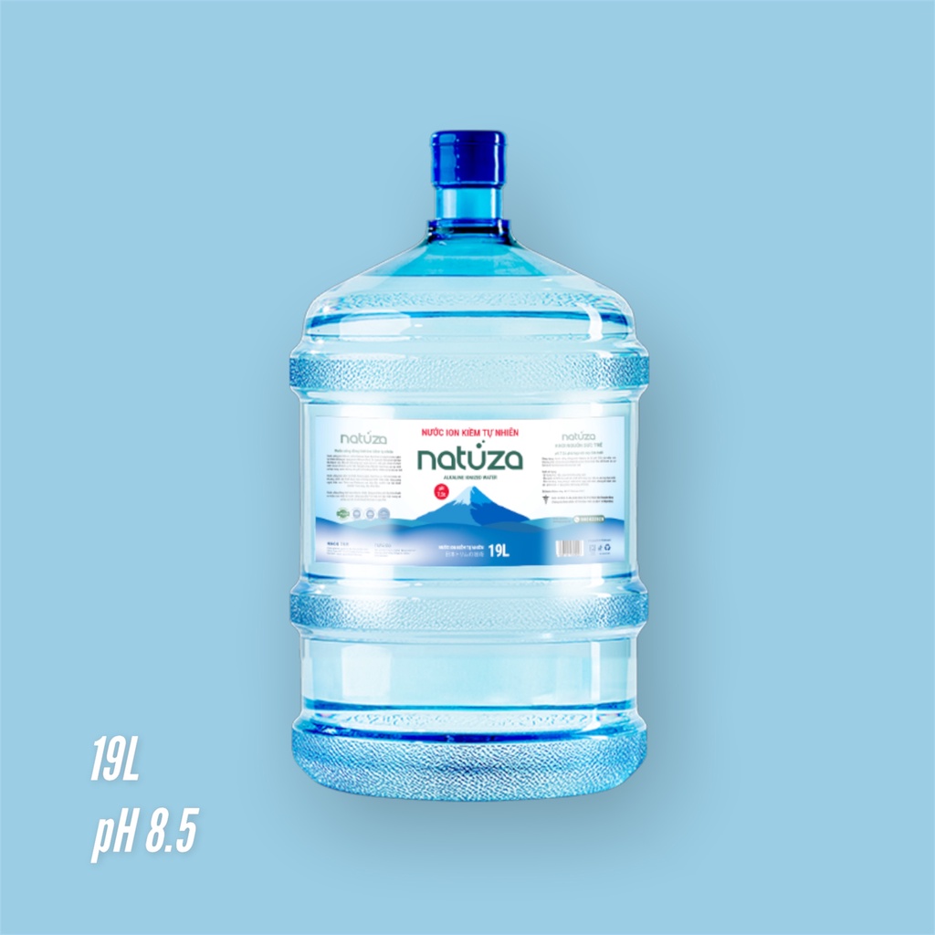 Nước uống ion kiềm Natuza bình 19L pH 8.5