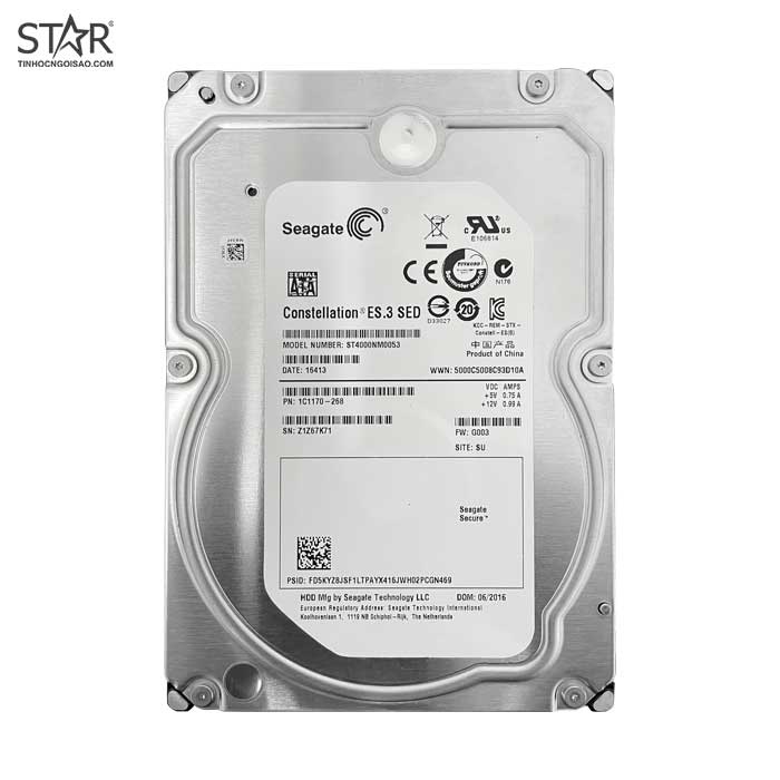 Ổ cứng HDD Seagate 4TB Constellation ES.3 Renew (ST4000NM0053)