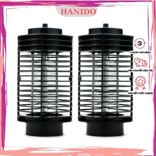 Bộ 2 đèn bắt muỗi và côn trùng hình tháp 3D