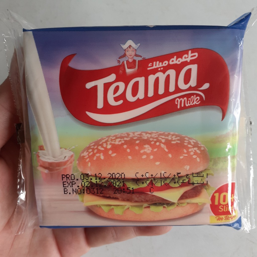 Phô mai lát Burger Teama Ai Cập 200g