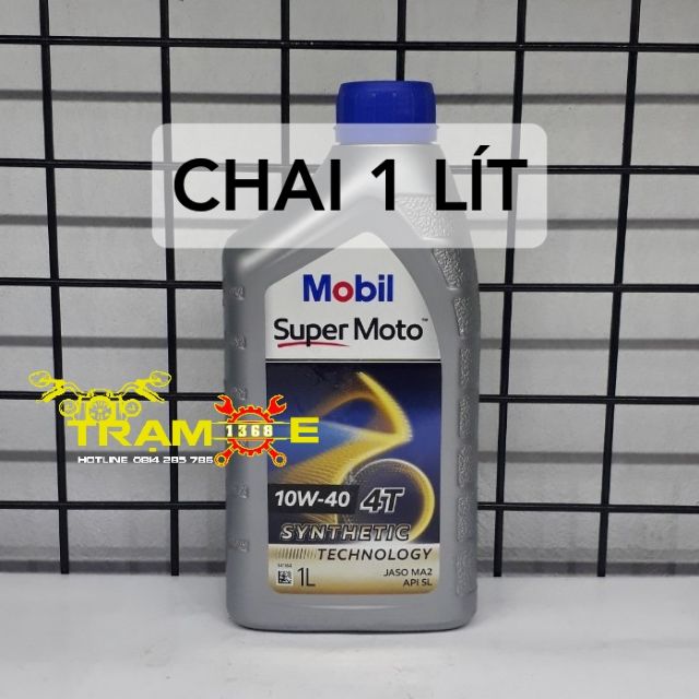 DẦU NHỚT MOBIL 10W40 CHO XE MÁY ĐỜI MỚI, XE CÔN TAY - DẦU NHỚT MOBIL GỐC TỔNG HỢP NHẬP KHẨU