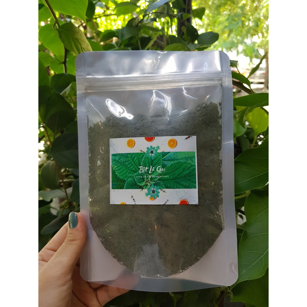 BỘT LÁ GAI KHÔ gói 50G - Cam Kết NGUYÊN CHẤT 100%