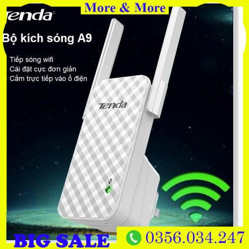 ⭐Thiết bị kích sóng, Bộ khuếch đại sóng wifi Tenda A9 Pro ⭐ kích sóng cực mạnh ⭐ Freeship ⭐ Bảo hành 1 đổi 1 b