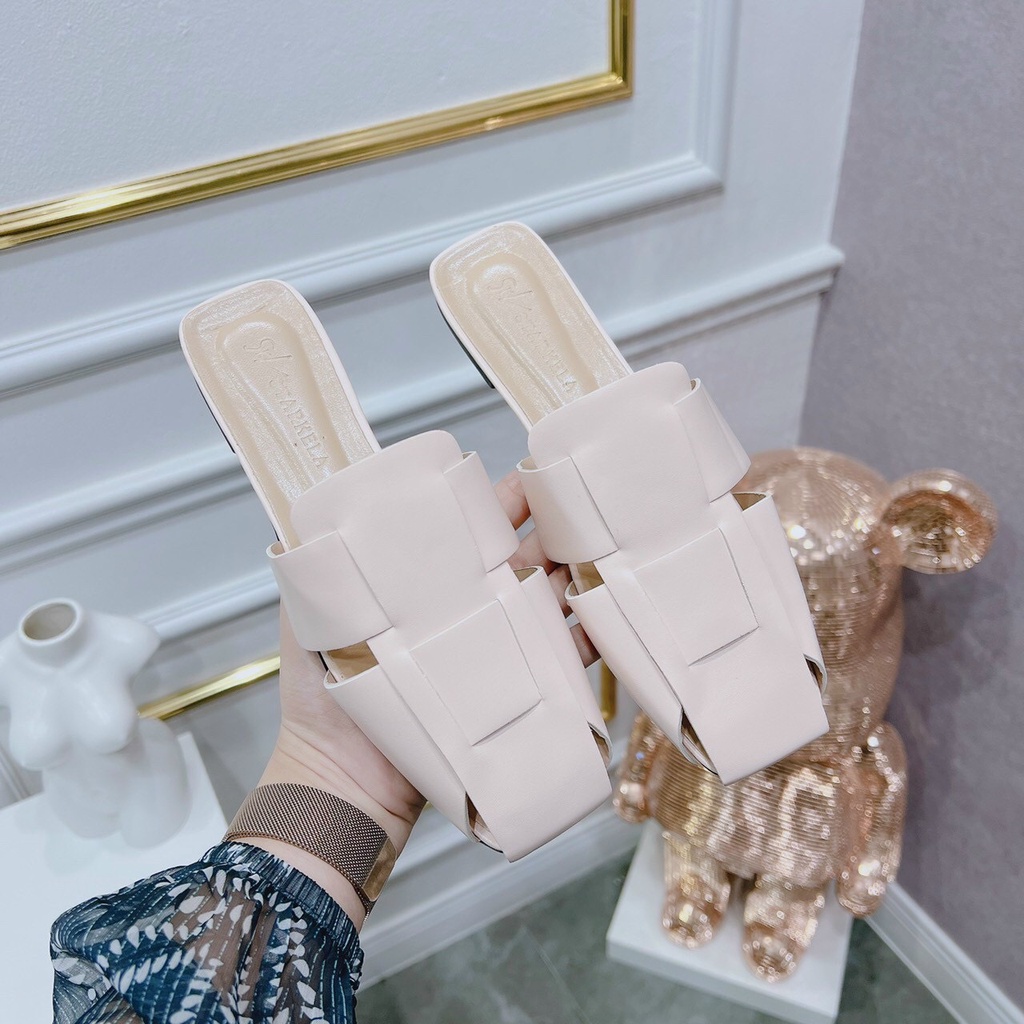 Hàng sẵn Sục đan - sục mũi vuông đế bệt cực xinh