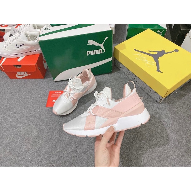 Giày Puma Muse Satin nữ size 36 đến 38 màu siêu nịnh chân 💯Auth, hàng nhập chính hãng Full box