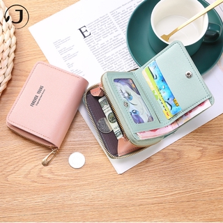 Ví Đẹp Cầm Tay Bằng Da Mini Nhỏ Bóp Đựng Tiền Nhiều Ngăn Tiện Lợi Cho Nữ