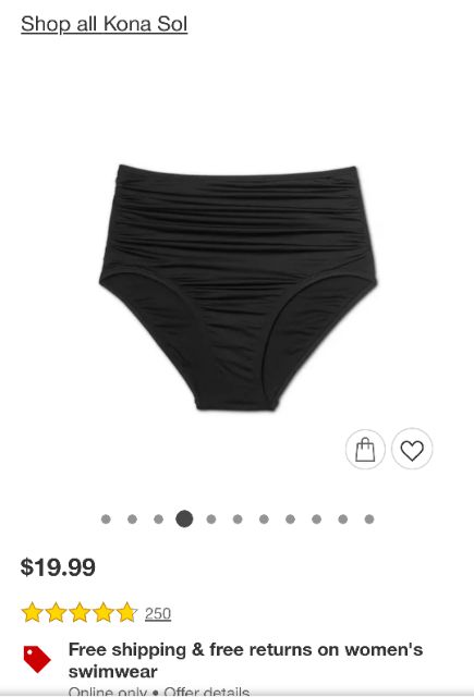 Quần bơi lẻ cạp cao Merona xuất dư AGB01 | BigBuy360 - bigbuy360.vn