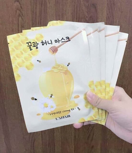 [Hàng chính hãng]1 Miếng mặt nạ L'affarir Rainbow Honey Mask Pack