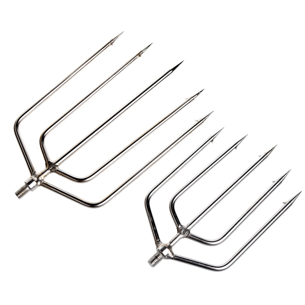 Nĩa xiên bằng thép không gỉ dùng để câu cá