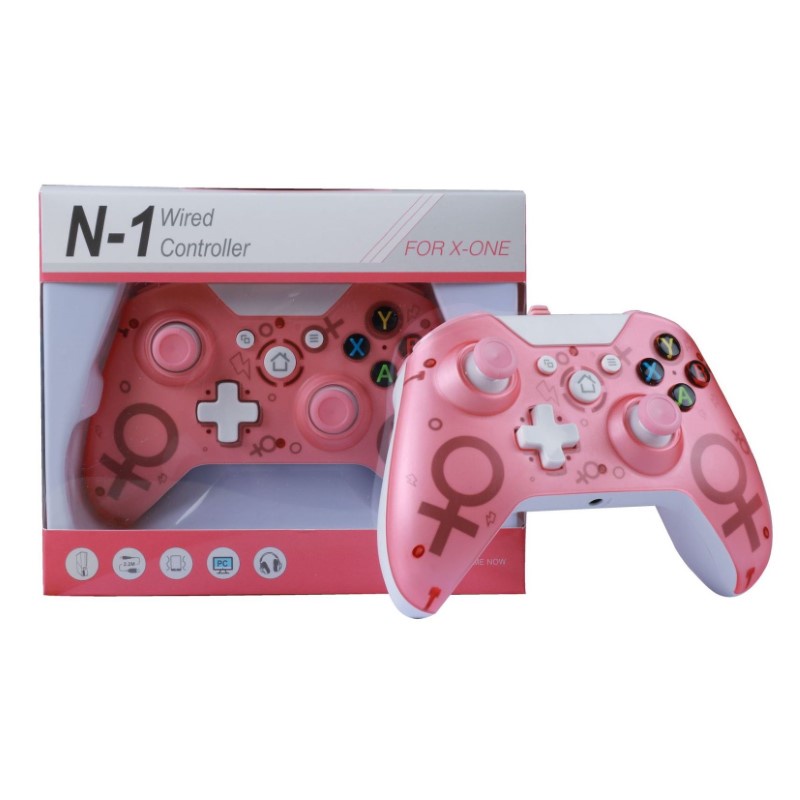 Gamepad Xbox One N1 Pink - cho máy tính, laptop, máy game xbox one