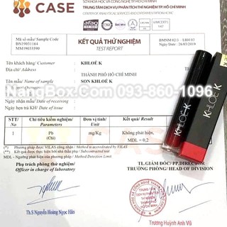 Son Môi Lì Mịn KHLOE K LIP COLOR MATTE