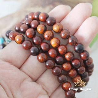 Chuỗi Vòng 108 Hạt Gỗ Hồng