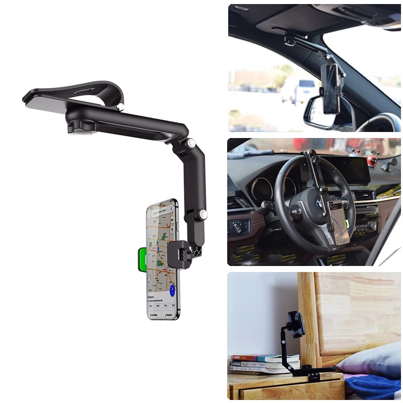 Giá Đỡ Điện Thoại/GPS Cho Xe Hơi Xoay 1080 Độ Thông Dụng