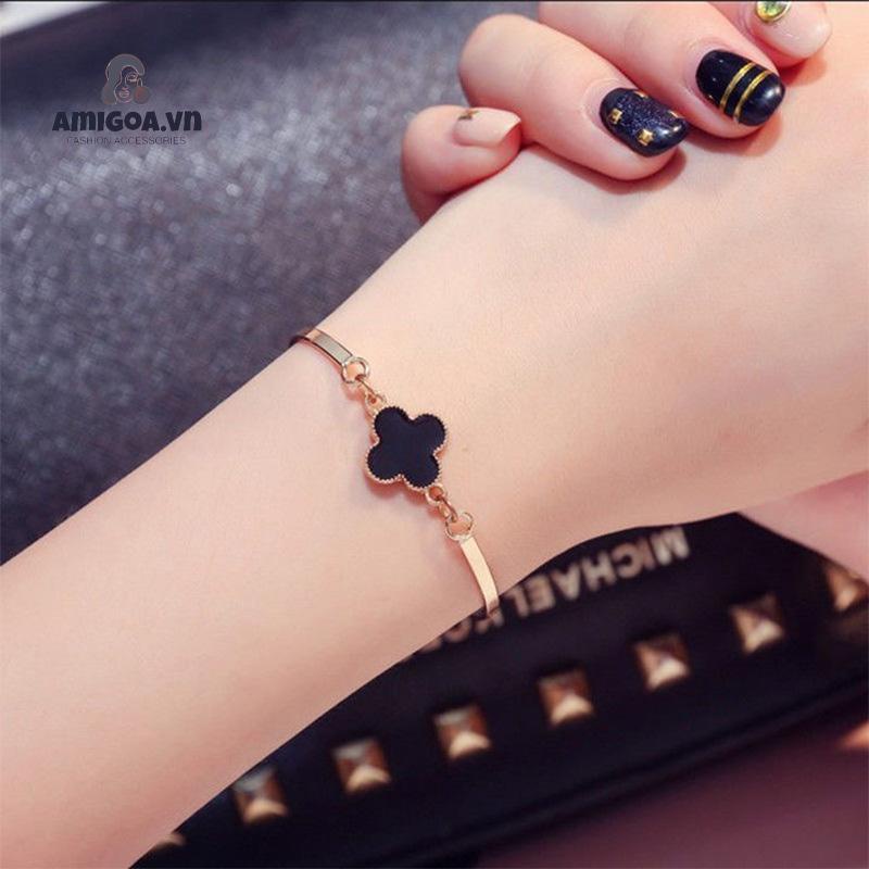 ✨✨Vòng Tay Cỏ Bốn Lá Đơn Giản Thời Trang Cho Nữ