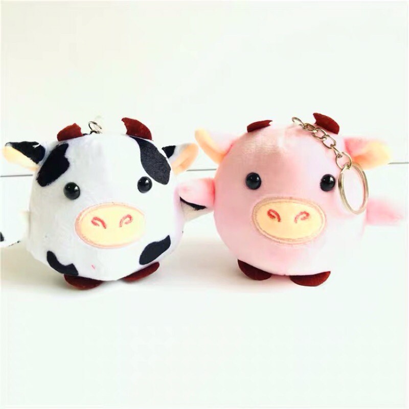 Móc khoá thú bông tròn