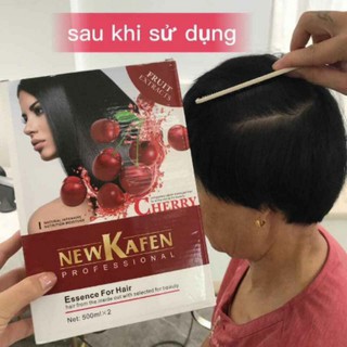 Cặp nhuộm đen new kafen ăn bạc 100%