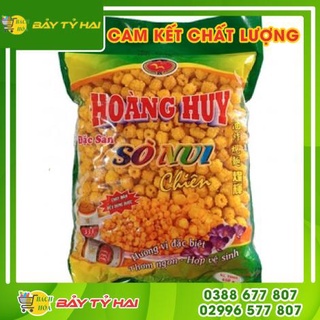 Gói 450gr Sò Nui Chiên Hoàng Huy Chay Mặn Đều Dùng Được