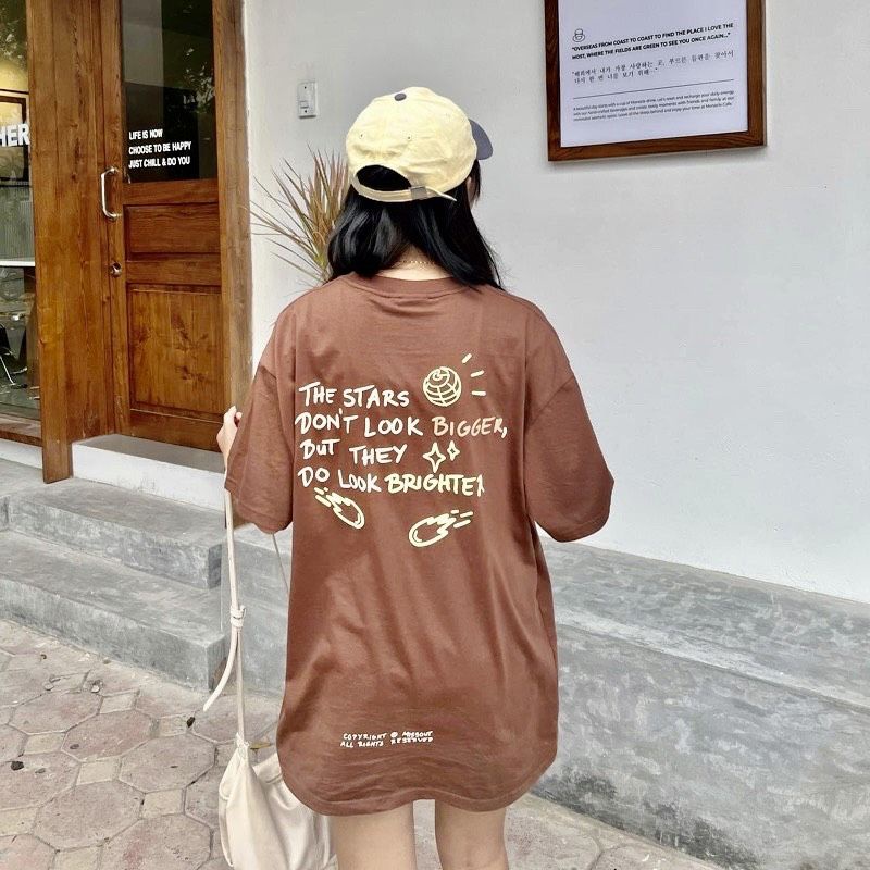 Áo thun tay lỡ unisex Did You Màu hot