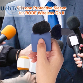 Uebtech 3pcs Dustproof Silicone Protective Case for RODE Wireless Go II Microphone