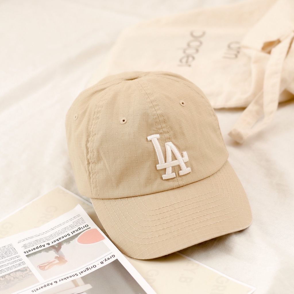 Mũ Lưỡi Trai Logo LA Phong Cách Hàn Quốc