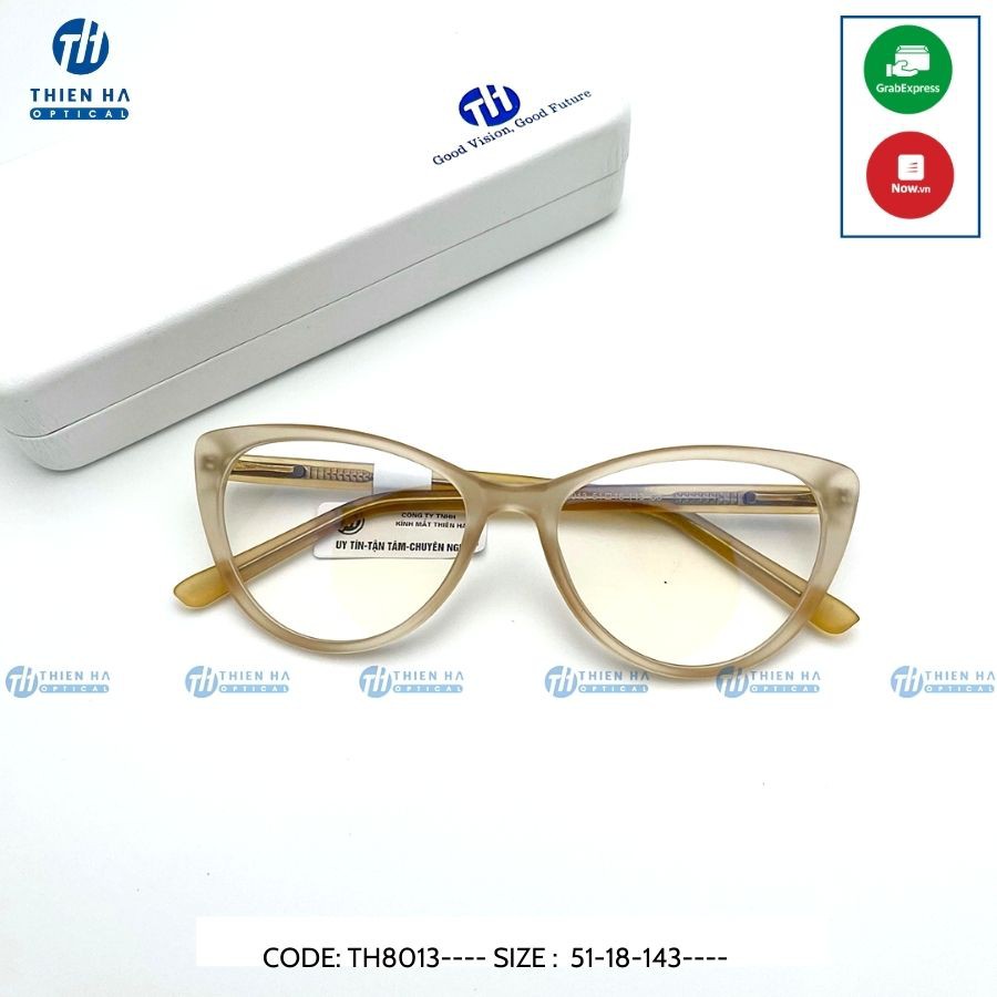 Gọng kính mắt mèo THIÊN HÀ OPTICAL cao cấp hàng đẹp giá rẻ, nhiều màu mới lạ TH8013