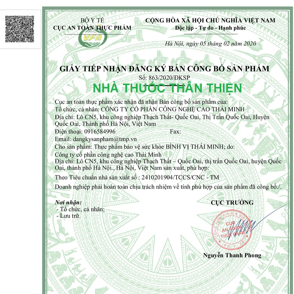 Bình Vị Thái Minh – Hỗ trợ giảm đau dạ dày, trào ngược và viêm loét dạ dày (hộp 20 &amp; 80 viên)