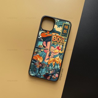 Ốp lưng Unique Case dành cho iPhone Chất CHAT023 "Boss is watching"