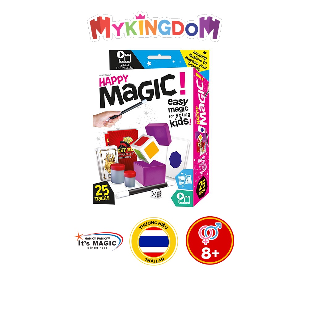 Đồ Chơi Hanky Panky Bộ Happy Magic 25 Trò Ảo Thuật Nhà Tiên Tri Tài Ba HP1943