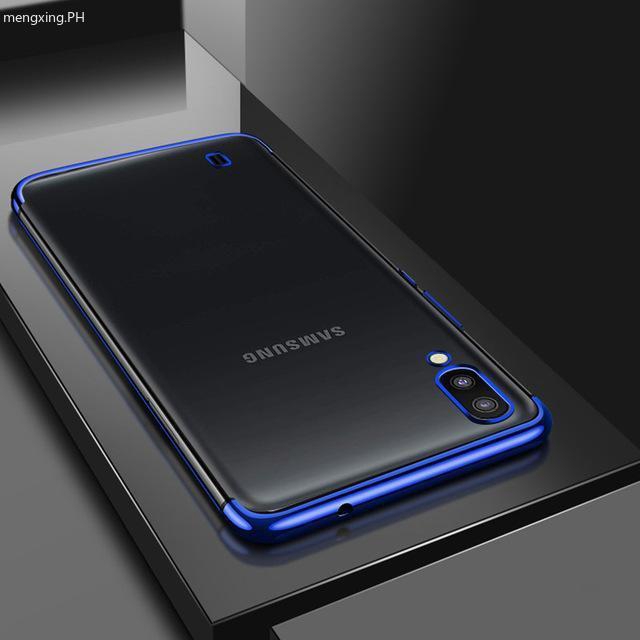 Ốp Lưng Silicone Trong Suốt Viền Màu Cho Samsung Galaxy S20 Plus S20 S20
