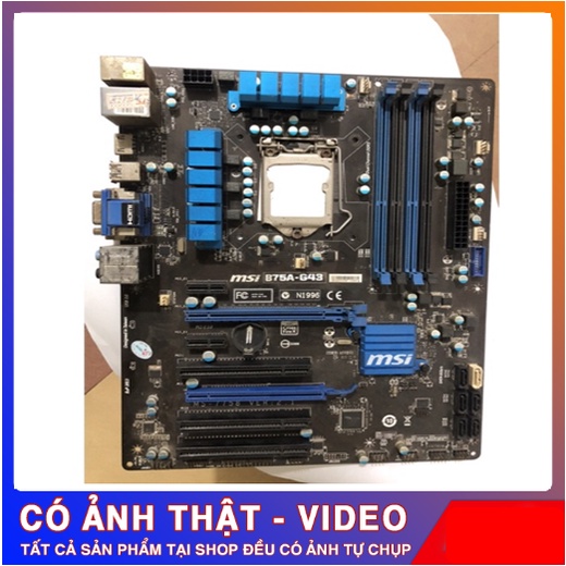 [Mã Sale hoàn 50k cho đơn từ 1tr] Mainboard msi b75a g43 | Main msi b75 full size