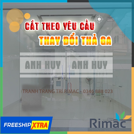 Cắt chữ decal - vi tính theo yêu cầu, chất liệu decal kính mờ chuyên dùng cho các cửa hàng, văn phòng