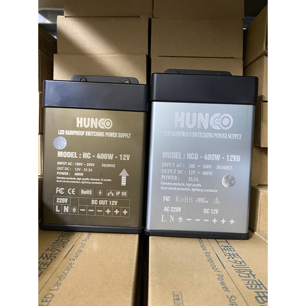 Nguồn led 12v 400w - 12V33A vỏ nhôm ngoài trời, Nguồn ngoài trời HUNCO | BigBuy360 - bigbuy360.vn