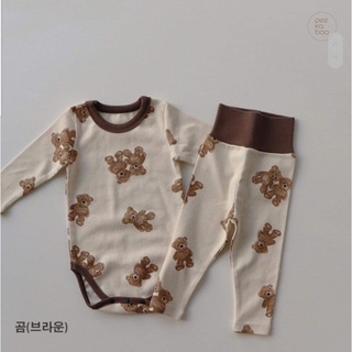 Bộ gấu nâu Peekaboo