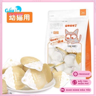 Pudding thạch sữa dê bổ sung canxi cho mèo gói 225g ( 15 viên)
