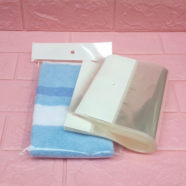 100g  Túi Opp dán mép  16x20cm  - Túi ni lông băng keo dán miệng - Bao nilon dán miệng