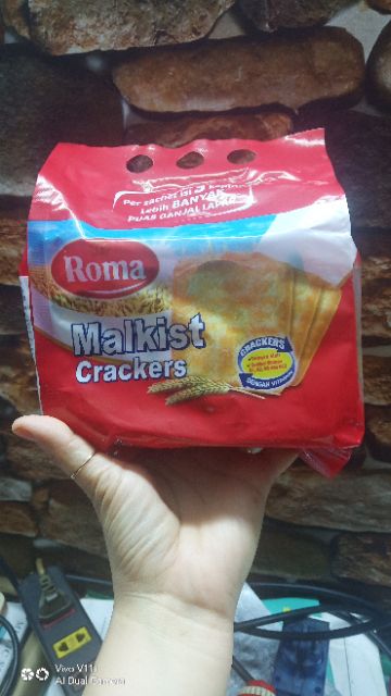 [Mã 159FMCGSALE giảm 8% đơn 500K] BÁNH CRACKERS RẮC ĐƯỜNG ROMA MALKIST