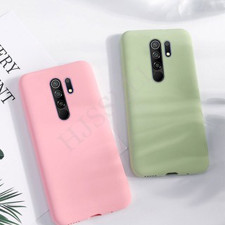 Ốp điện thoại silicon màu trơn đơn giản cho Xiaomi Redmi 9