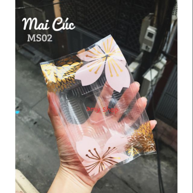 Khay túi 9 và 10 Mai cúc (set 10 cái)