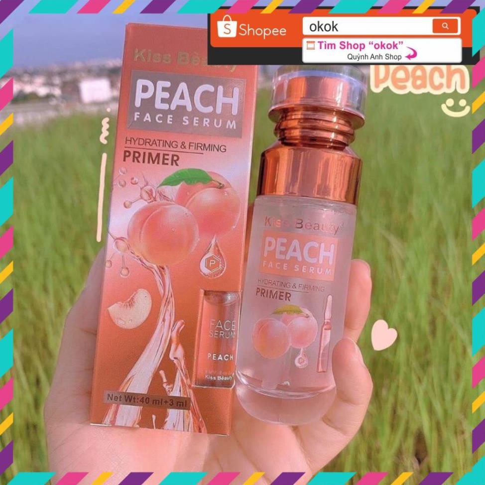 [FreeshipM] Kem lót dưỡng ẩm làm săn chắc tạo độ bóng Peach kissbeauty