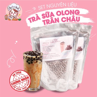 Trà Sữa Tự Pha Set Nguyên Liệu Trà Sữa Olong Trân Châu (42 - 45ly) - NGUYÊN LIỆU BẾP MI NHON