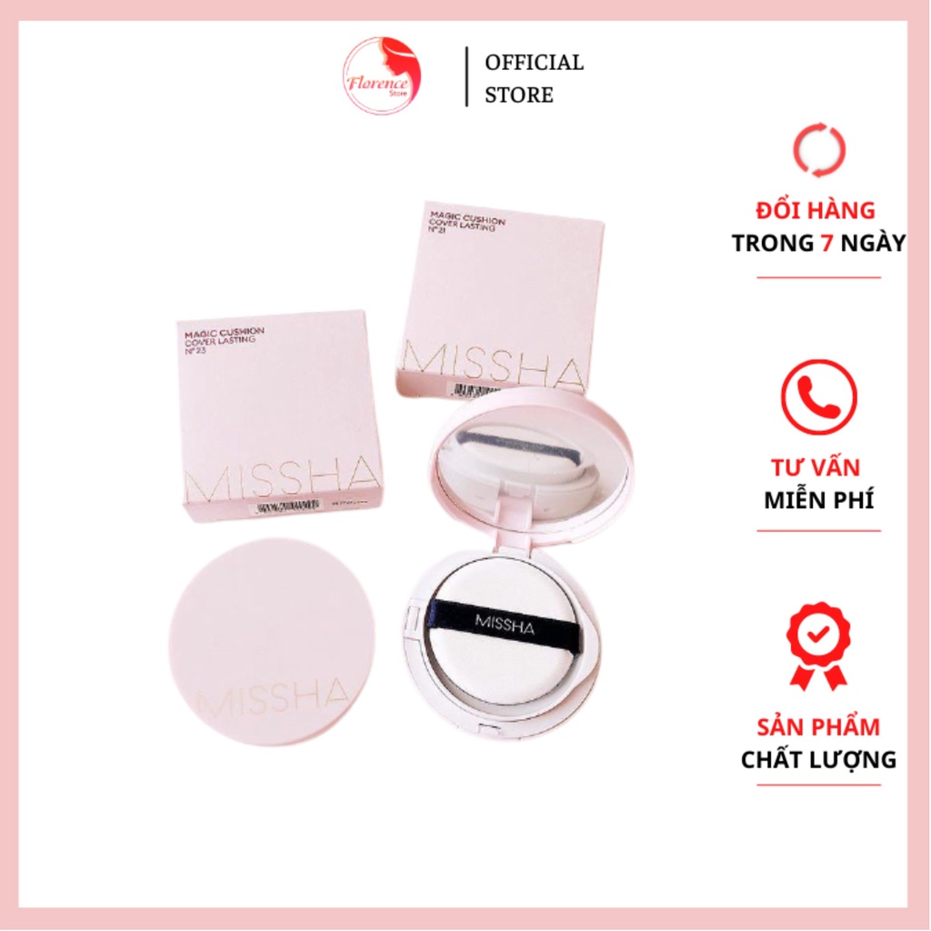 Phấn nước kiềm dầu Missha Magic Cushion Cover lasting SPF 50+ PA+++ [HOT]