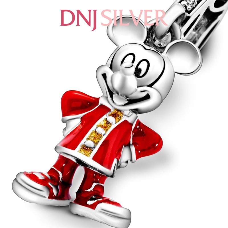 Charm bạc 925 cao cấp, hàng chuẩn bạc - Charm Disney Mickey Mouse thích hợp để mix vòng tay charm - DN171