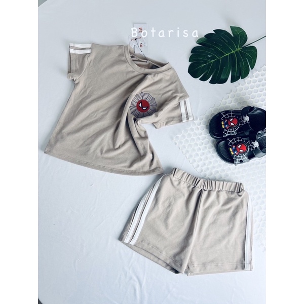 Bộ short BOTARISA nhện xuất Mỹ dư xịn bé trai-MS70