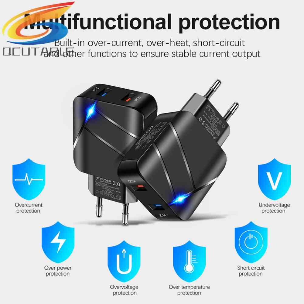 Củ Sạc Nhanh 28W Cổng USB 3.0 Cho Điện Thoại Và Máy Tính Bảng