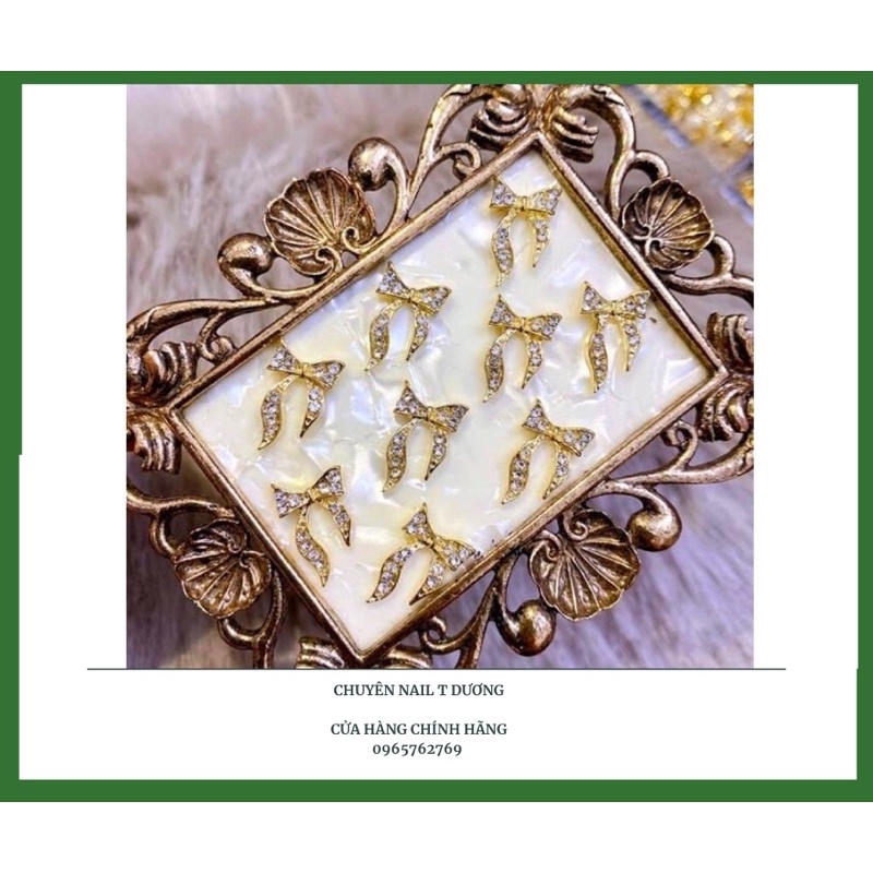 phụ kiện nail- Charm nail- cham nơ